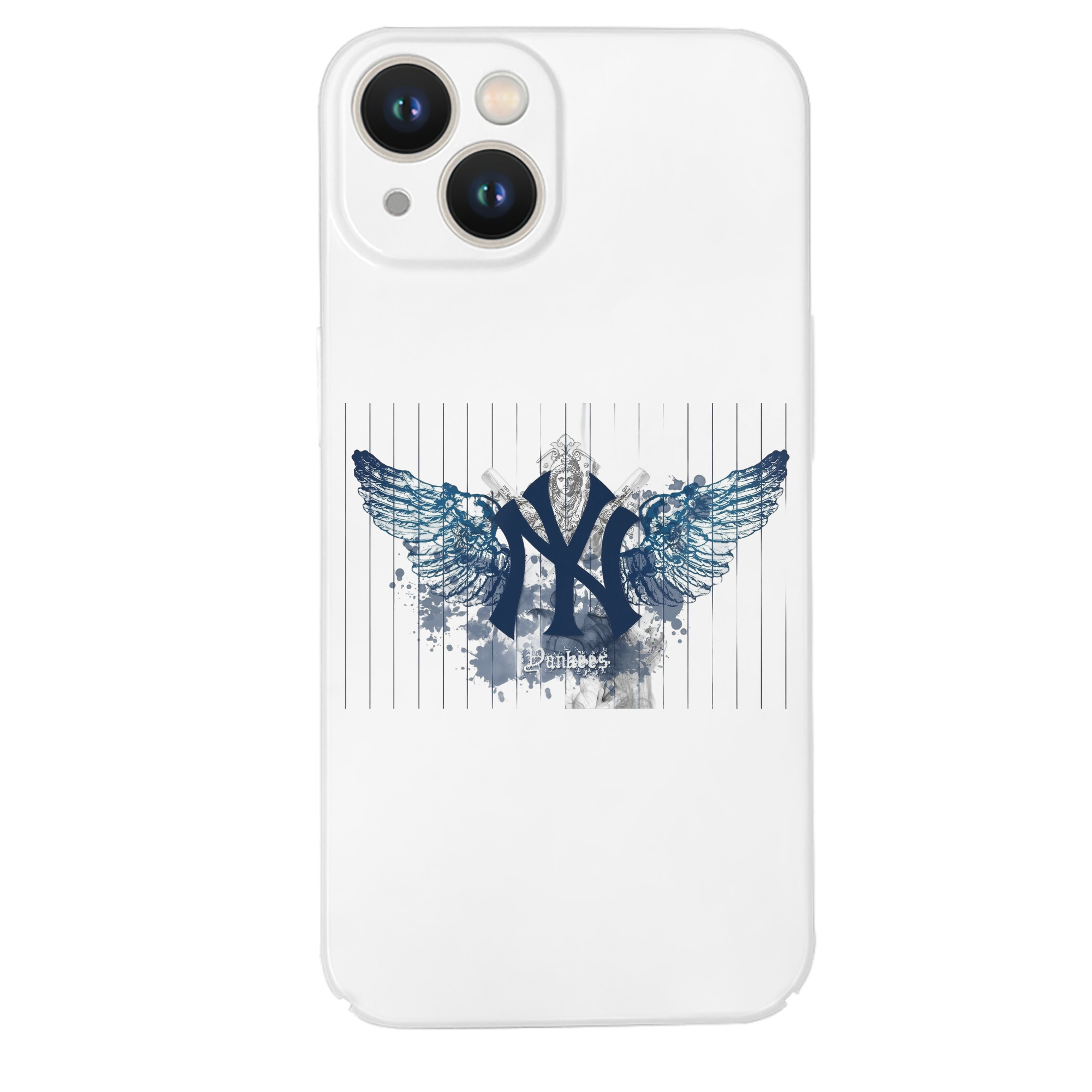 New York Yankees 293 IPhone 14 Series Full-Cover Hard Case – Shockproof With Raised Camera Protection – Precise Cutouts, Wireless Charging Compatible – Durable, Anti-Yellowing, Easy To Clean